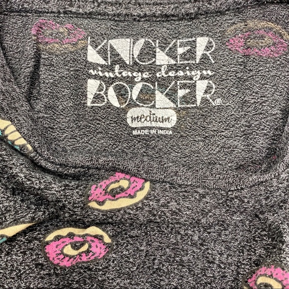 KNICKER BOCKER DONUTS RETRO T-SHIRT - Picture 3 of 3